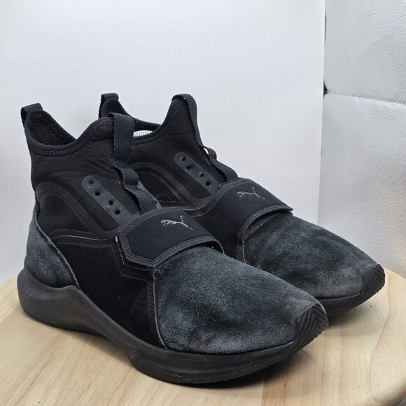 Puma Phenom Ignite Satin Mesh EP Training Women Sneakers Black Size 9.5 Shoes - Picture 5 of 10